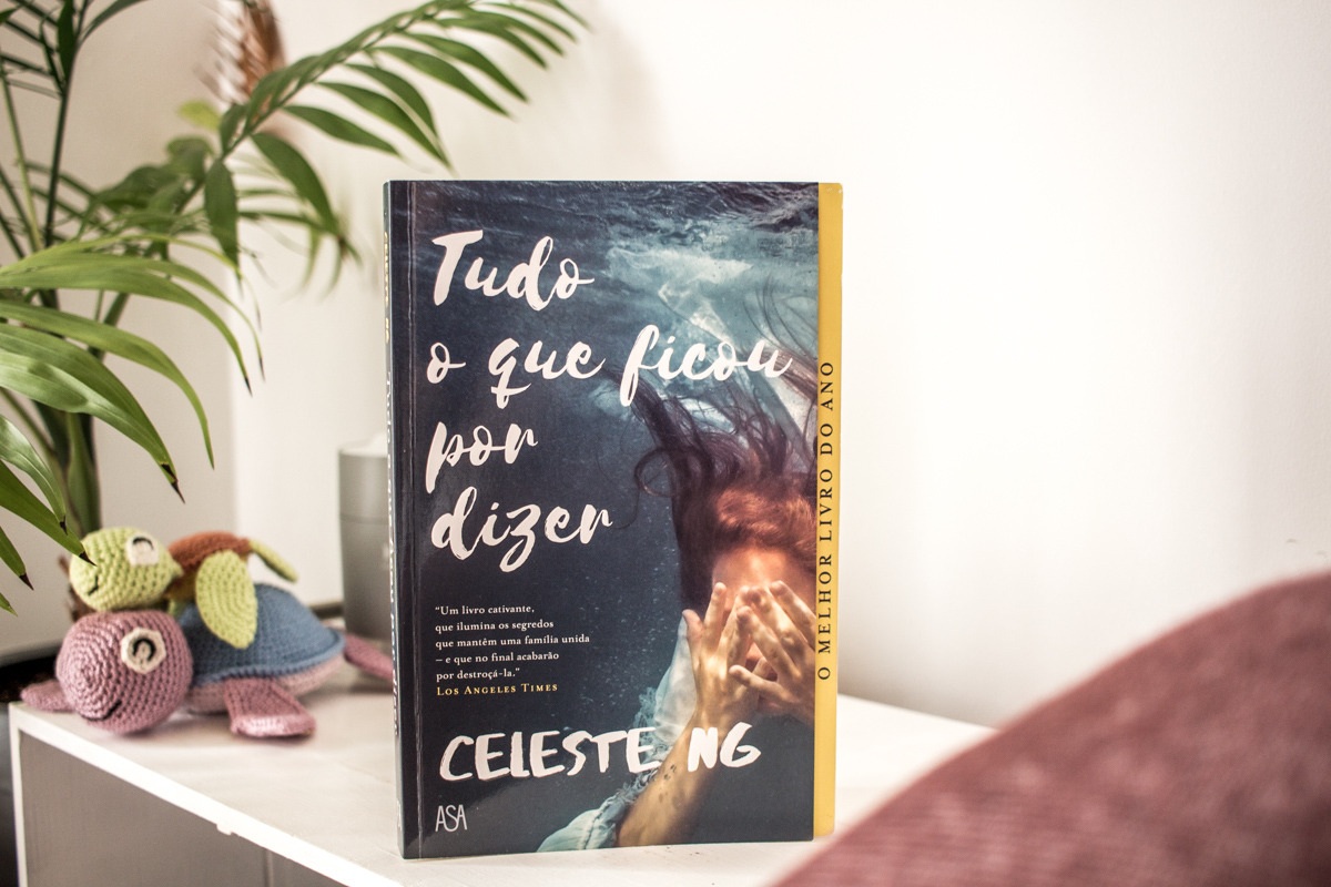 Book standing on a table.