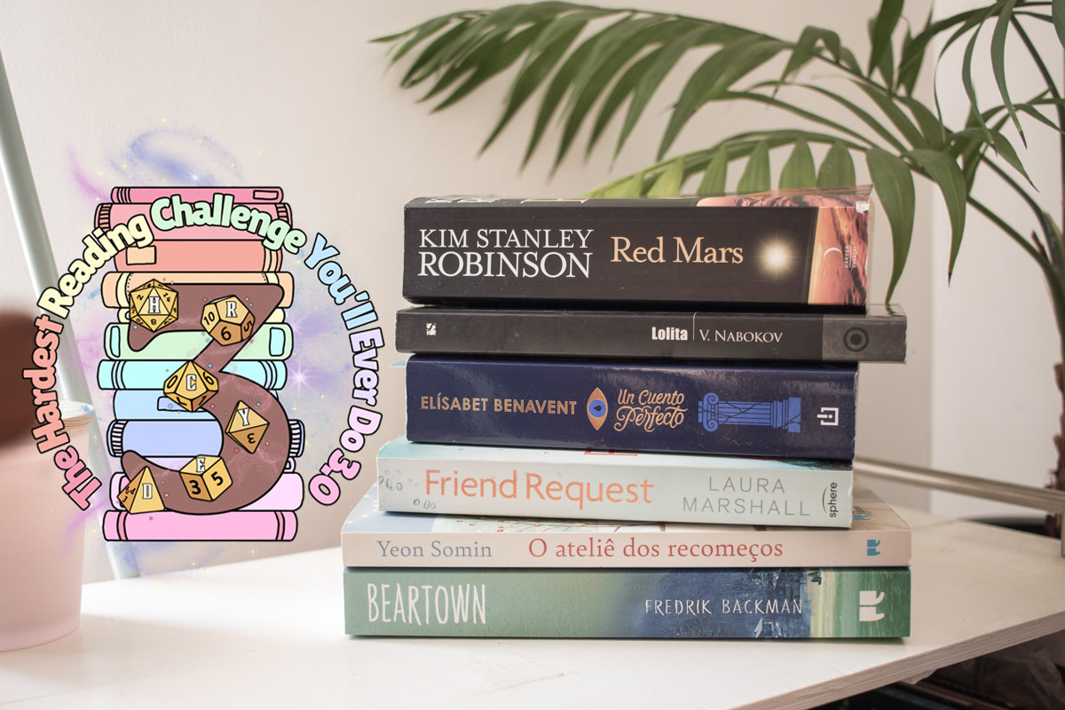 Stack of books with the logo of HRCYED 3.0 next to it